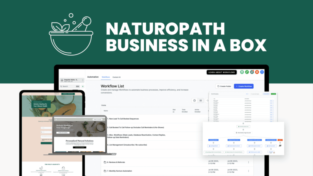 EPIC Naturopath Snapshot