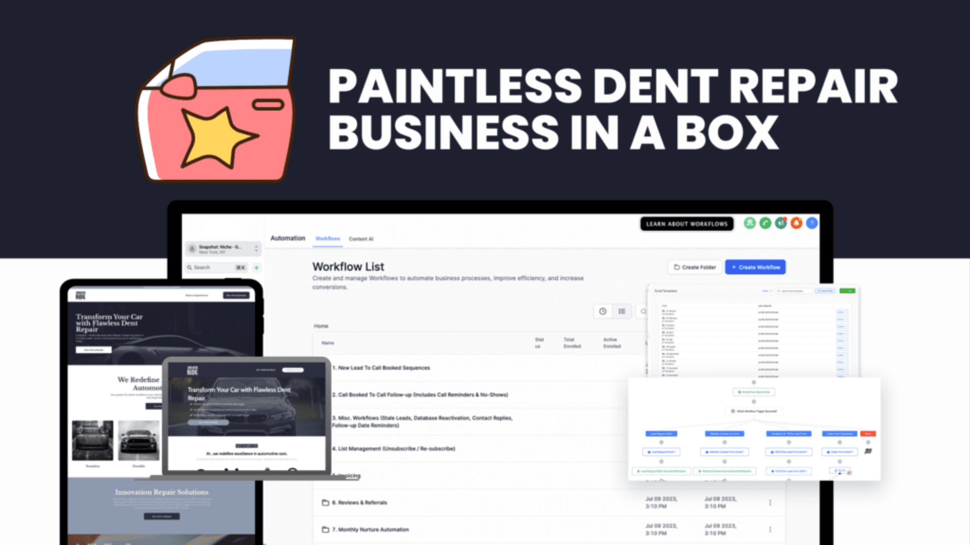 EPIC Paintless Dent Repair Snapshot